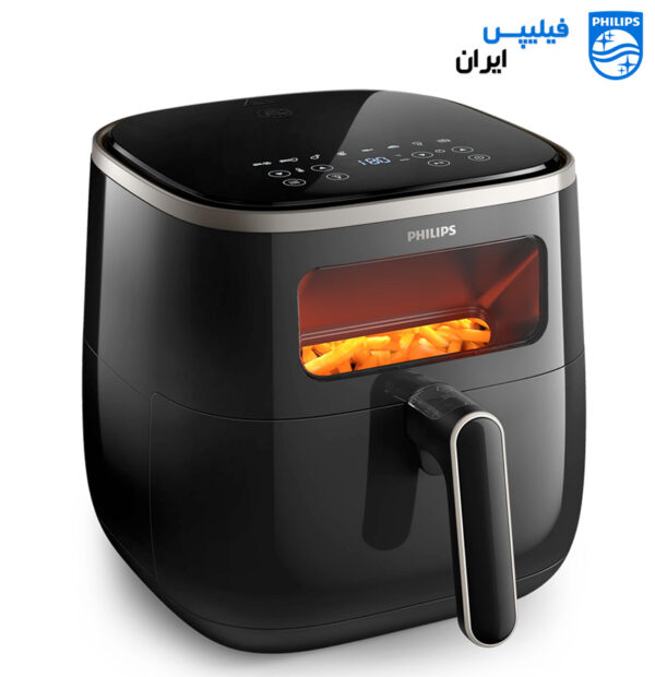 نقد و بررسی، مشخصات و خرید سرخ کن فیلیپس مدل HD9257/88 (سری 3000 XL با پنجره دیجیتال)